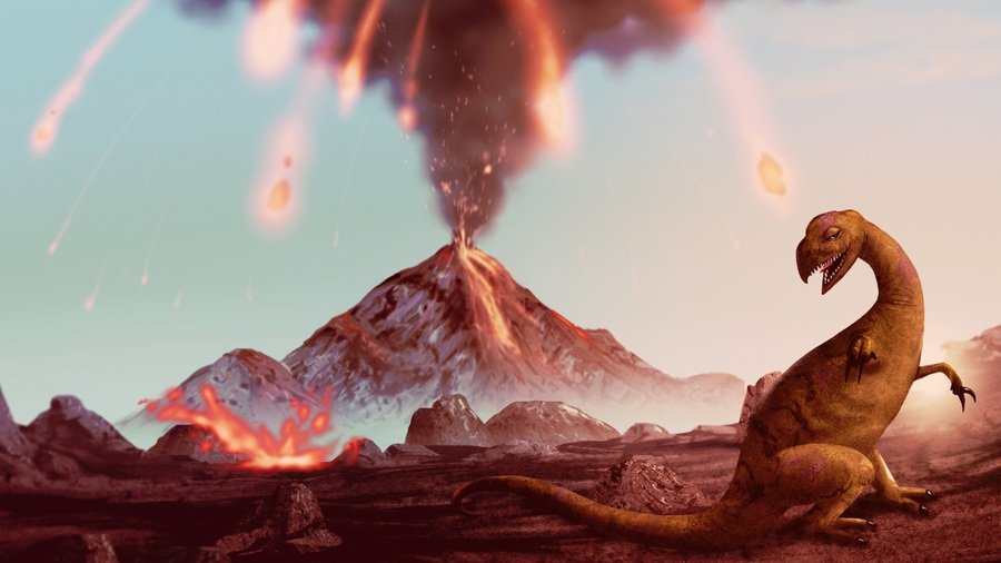 хороший динозавр кино причины исчезновения массовое вымирание вулкан астероид инфекция цветковые газы наука статья отвратительные мужики