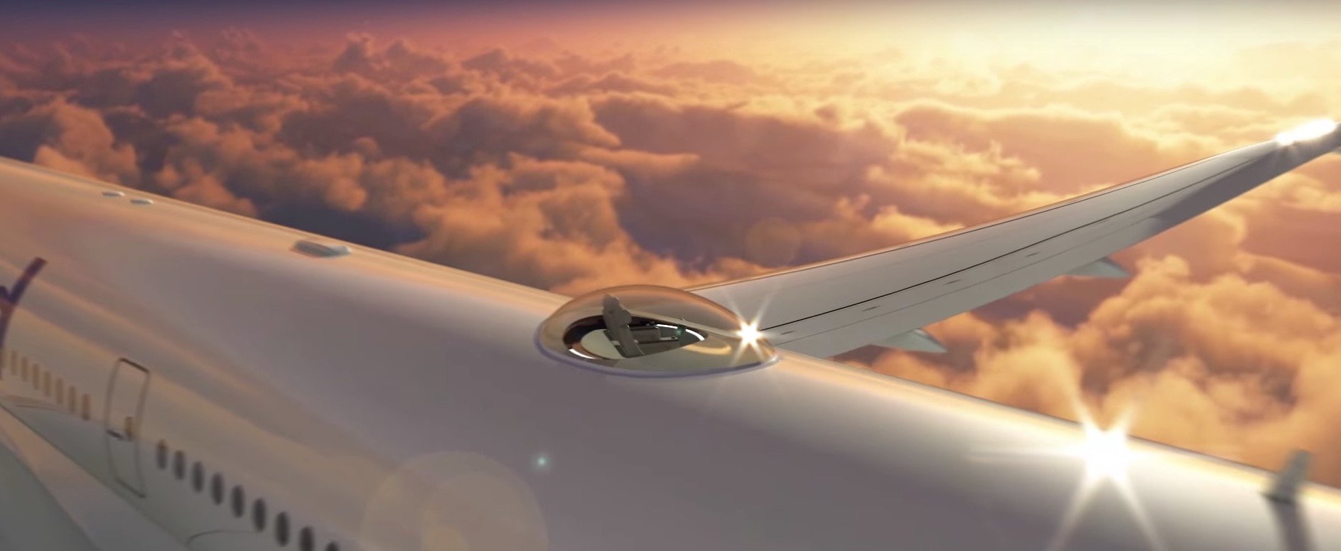 Windspeed SkyDeck капсула панорамный обзор самолеты лайнеры небесная палуба технологии новости отвратительные мужики