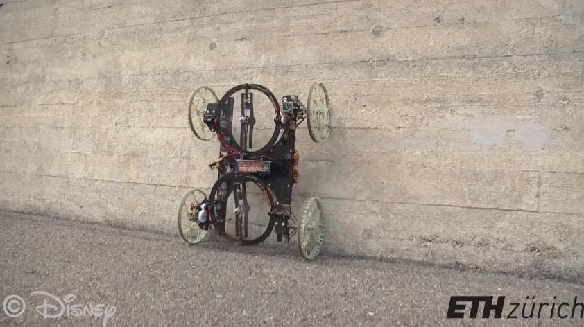 Disney VertiGo робот на колесах стены вертикальное движение новости технологии отвратительные мужики 