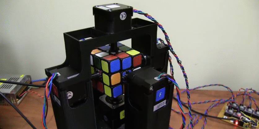 кубик рубика рекорд робот секунда энтузиасты роботы наука новости отвратительные мужики