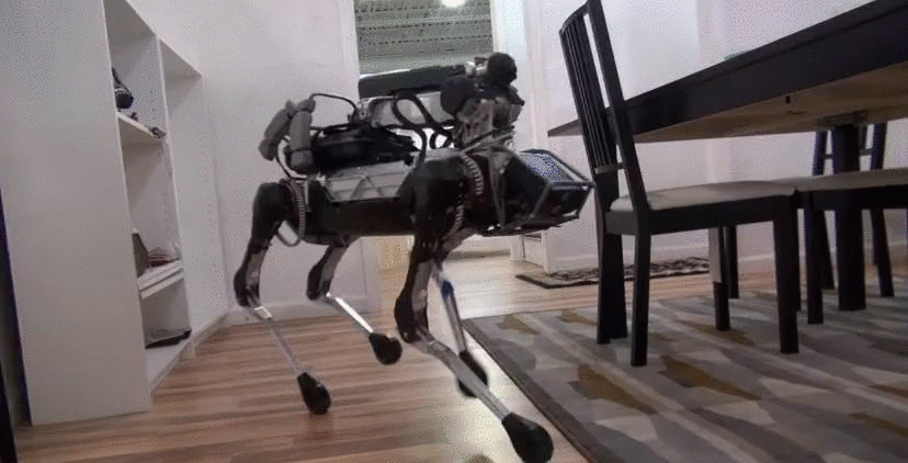 Boston Dynamics SpotMini робот изобретение новый технология машина встает банановая кожура поднимается по лестнице подает убирает новости технологии отвратительные мужики
