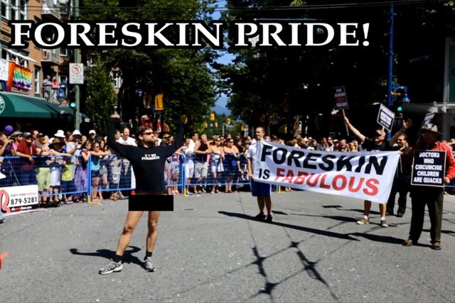 foreskin pride парады крайней плоти обрезание противники обрезания отвратительные мужики disgusting men 