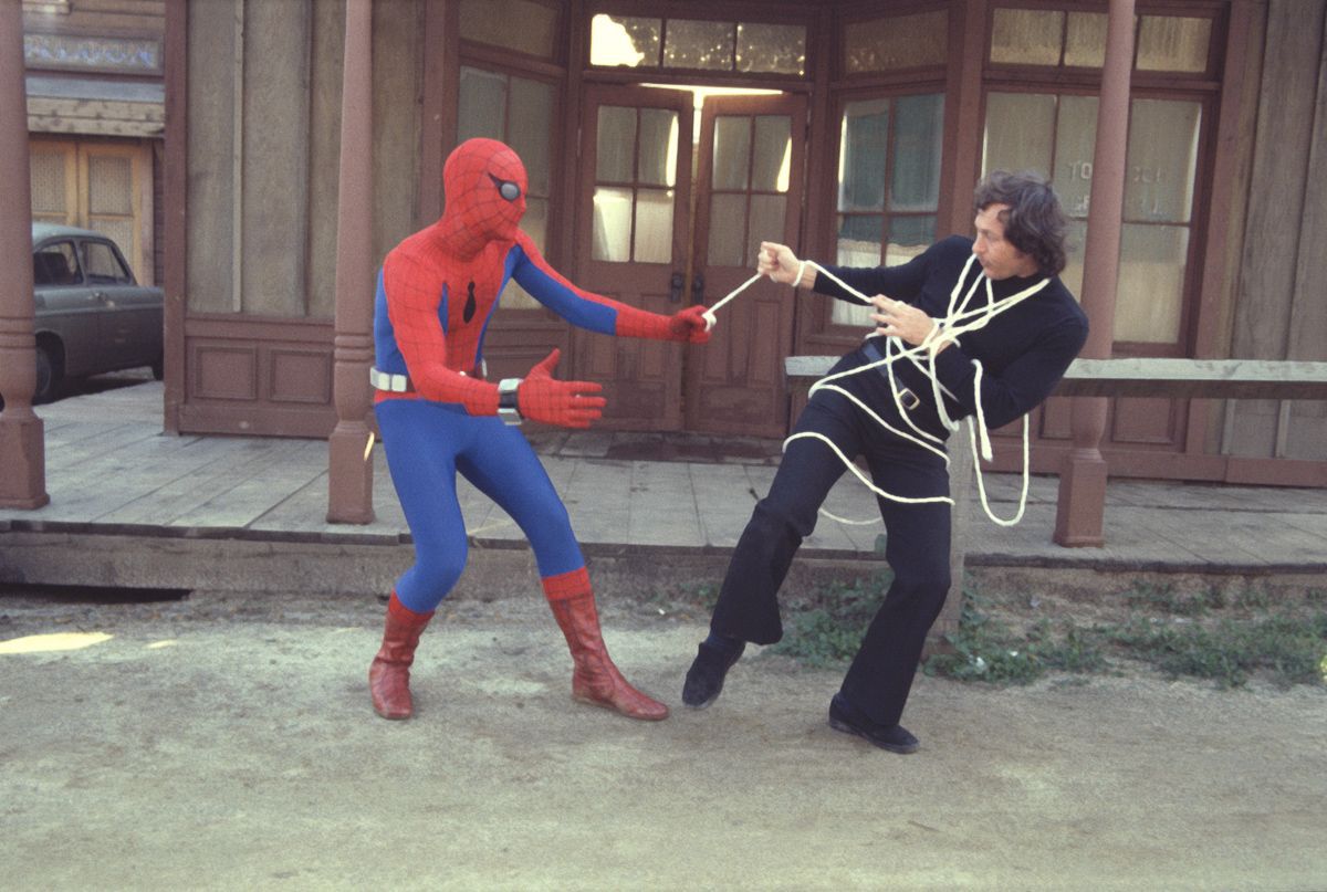 спайдермен человек-паук 1977 фото со съемок отвратительные мужики disgusting men