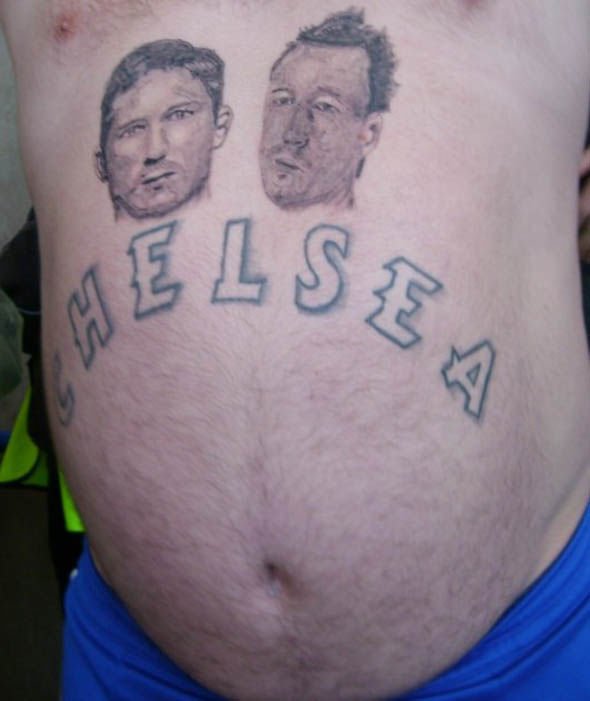 отвратительные татуировки футбольных фанатов мужики disgusting men