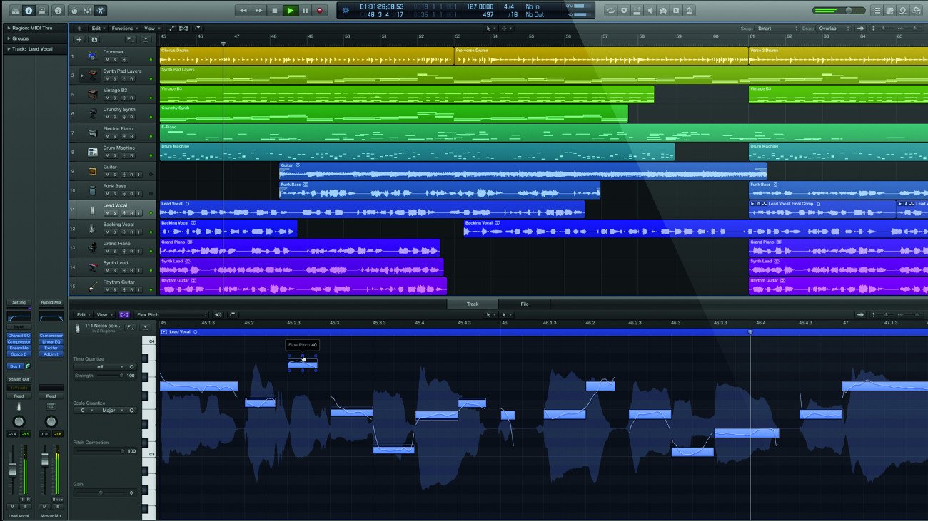 Сведение изображение. Apple Logic Pro x. Logic 10.5.1. Logic Pro x скрины. Logic Pro x 10.3.3.