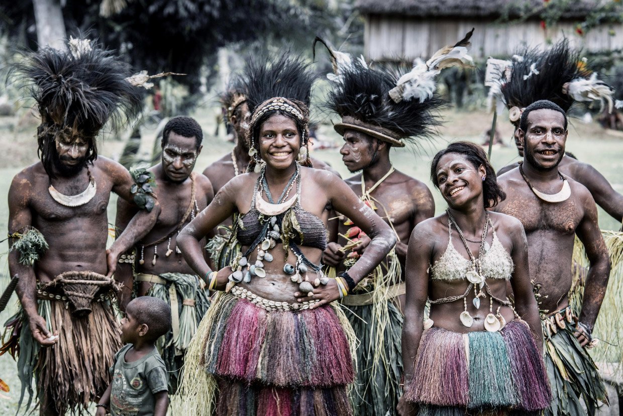 Папуа новая Гвинея Папуасы женщины