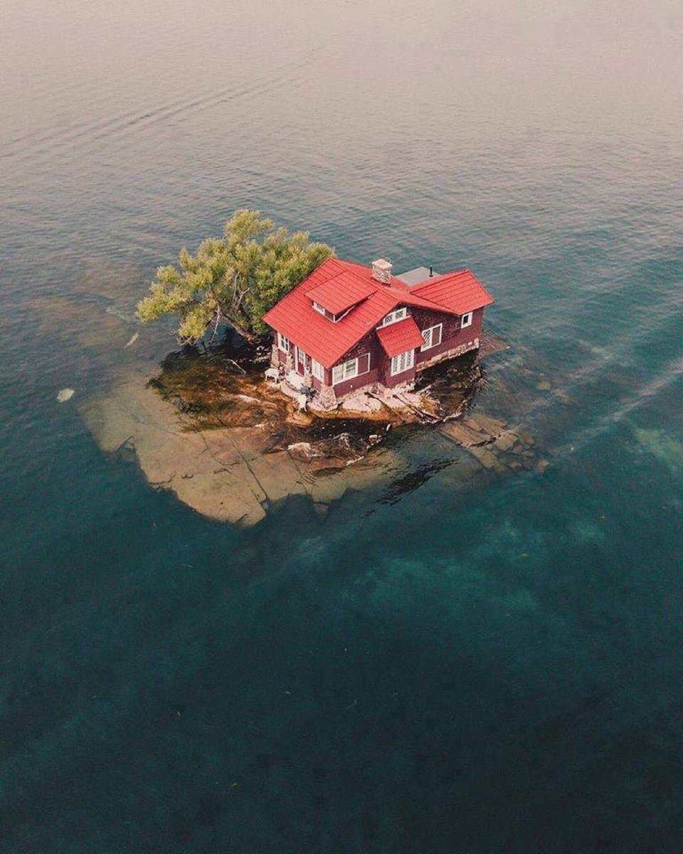 just room enough island рай интроверта:самый маленький обитаемый остров в мире