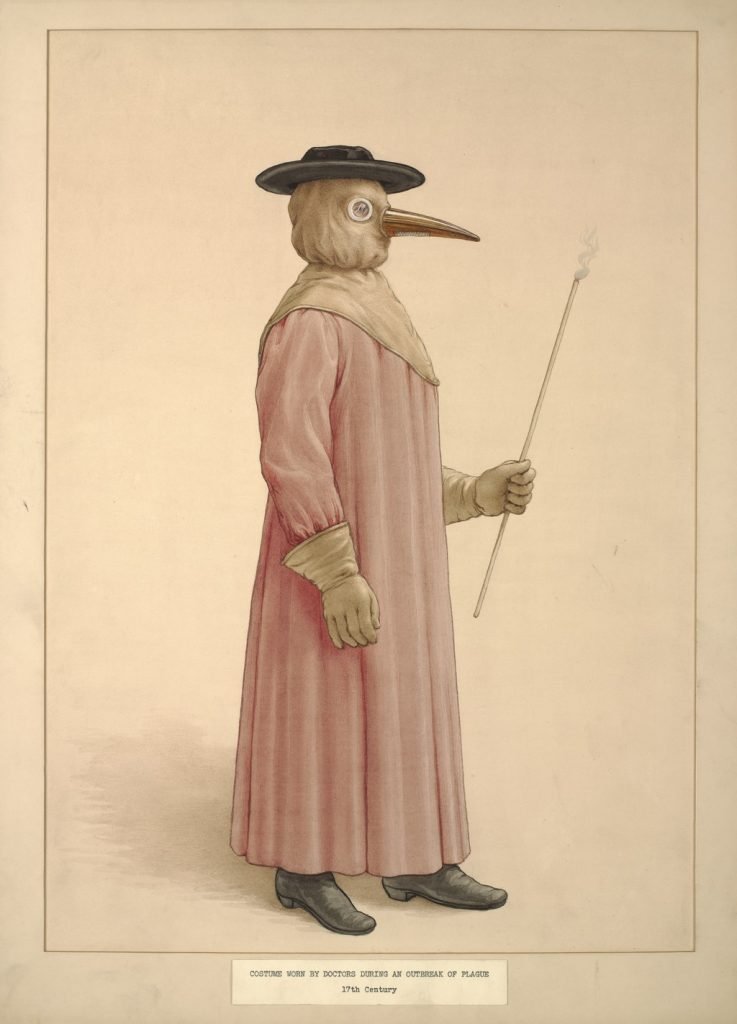 Еще один врач XVII века в представлении художника из 1910 года