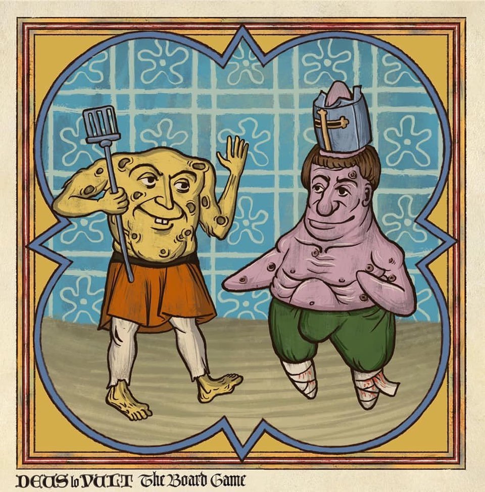 средневековые мемы крестоносцы настолка Deus lo Vult отвратительные мужики