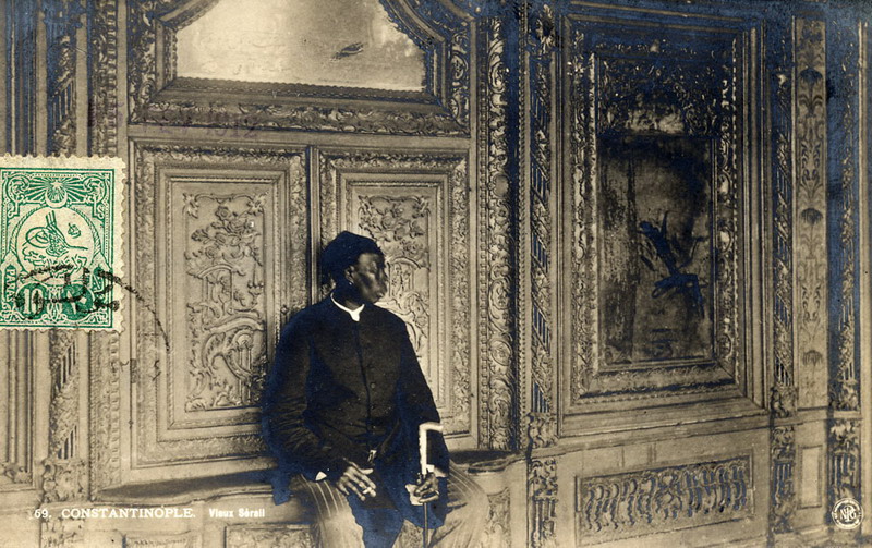 Главный смотритель гарема османского султана Абдул-Хамида II. 1912 г.