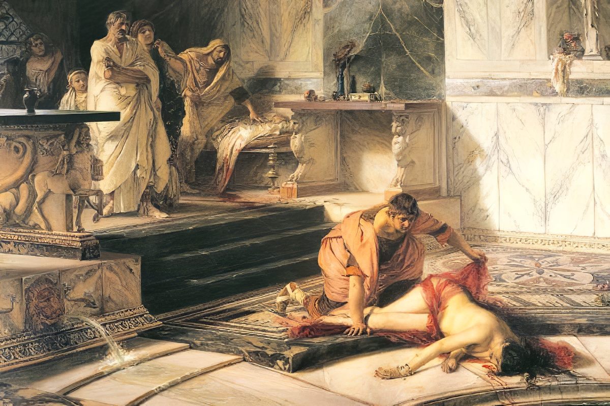 Древний Рим Нерона живопись