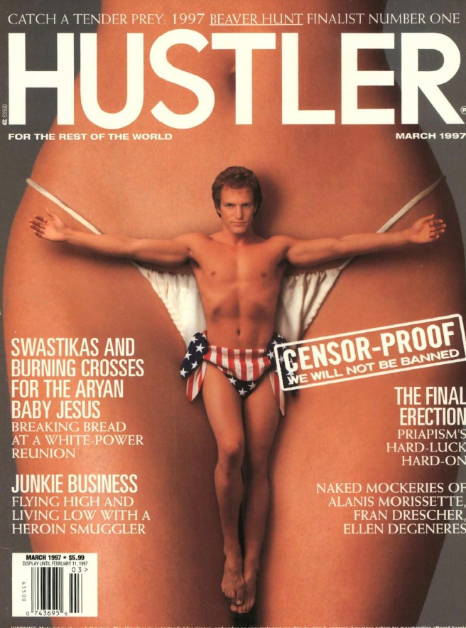 Самые горячие обложки журнала Hustler: от 70-х до наших дней 
