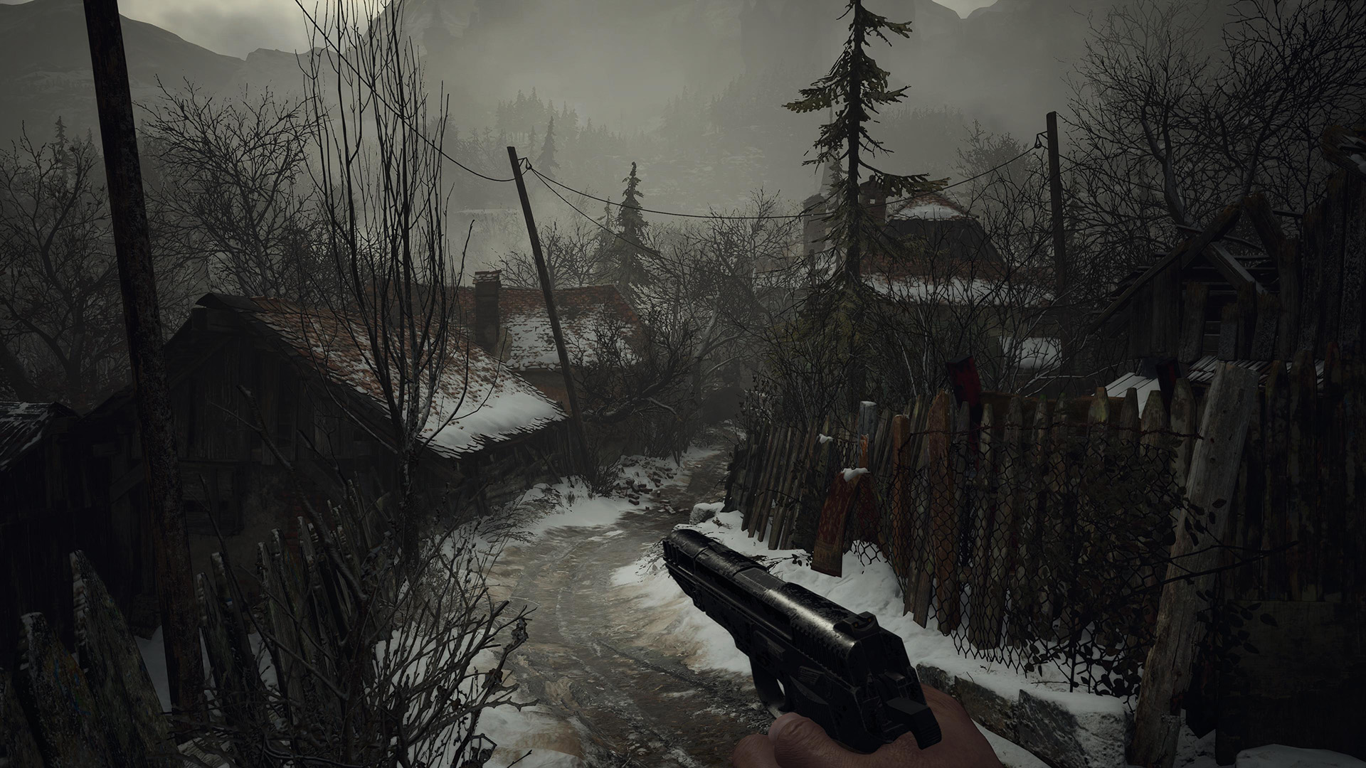 Скриншот из игры Resident Evil Village хоррор