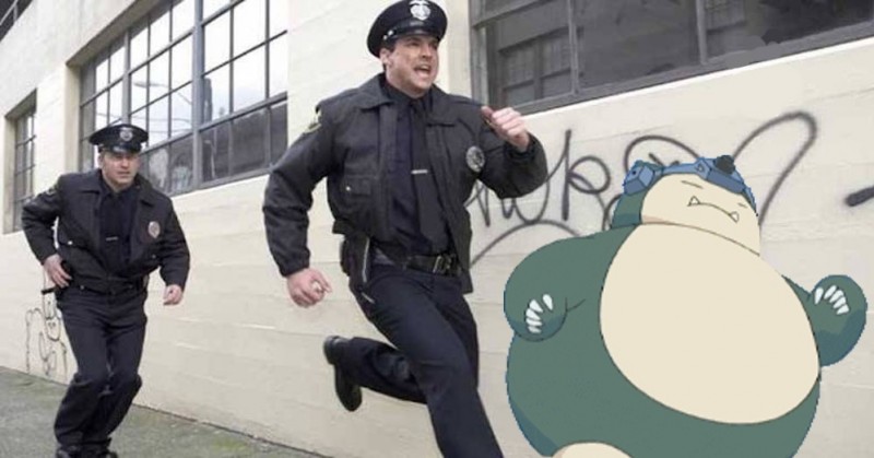 Pokemon Go снорлакс полицейские