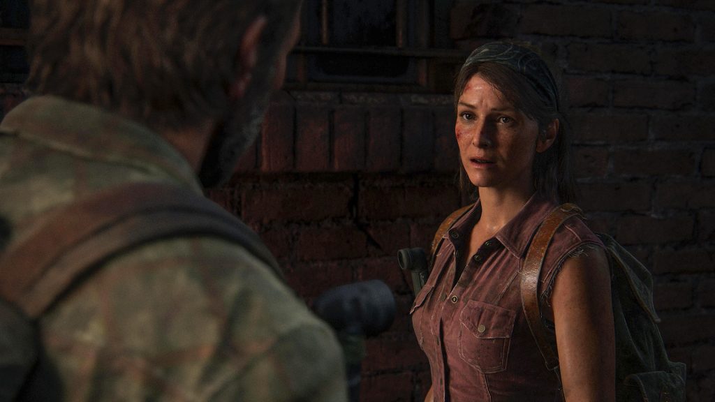 Скриншот из игры The Last of Us Part 1, Джоэл и Тесс