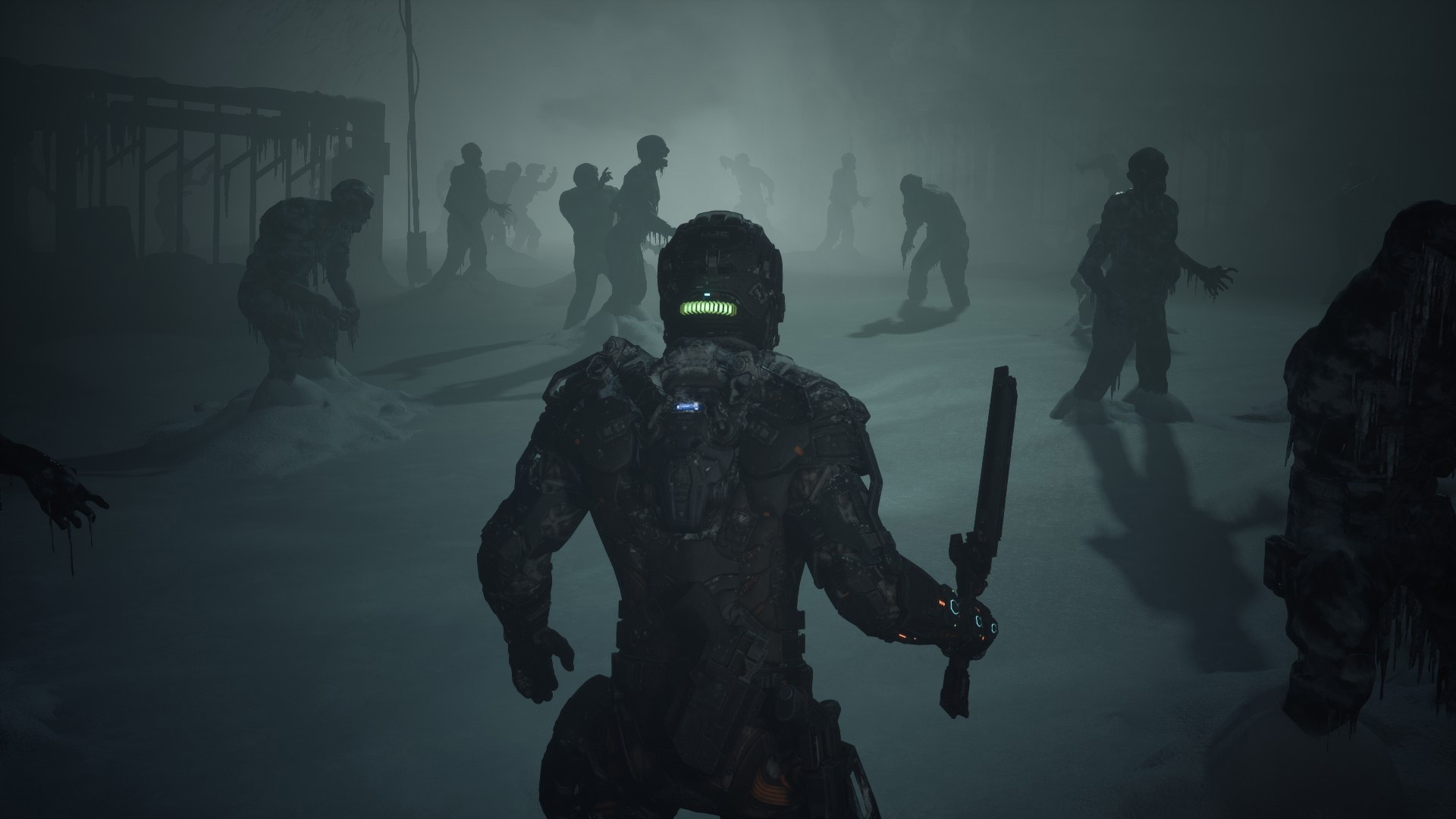 Скриншот из игры Callisto Protocol хоррор