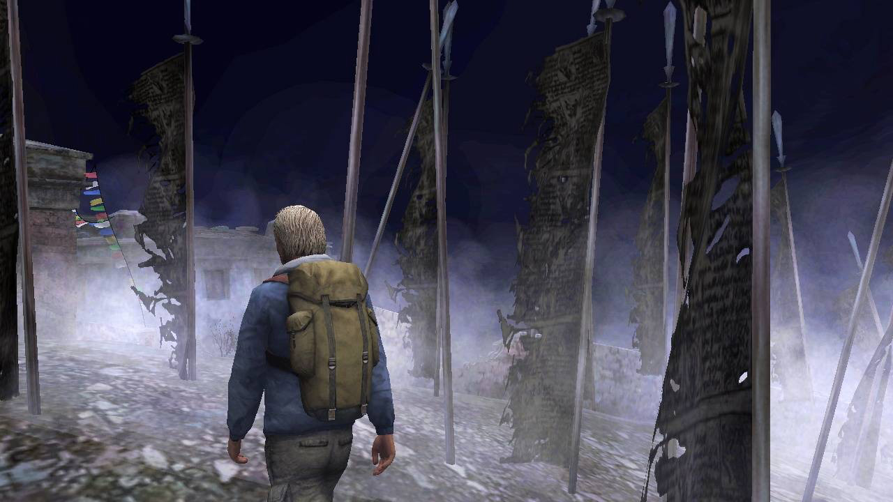 Скриншот из игры Cursed Mountaine хоррор