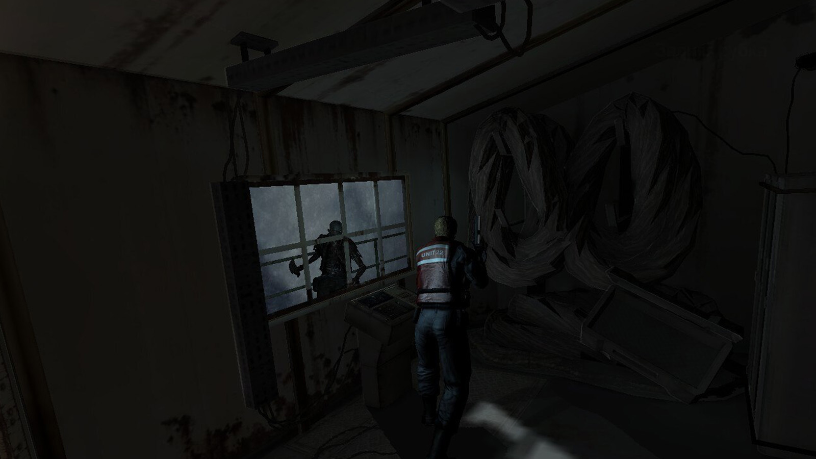 Скриншот из игры Cold Fear хоррор