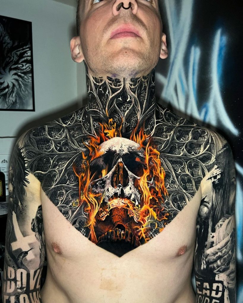 самые брутальные татуировки хоррор
