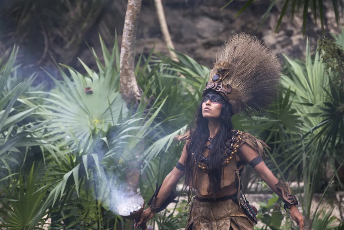 индейцы майя оружие женщины майя