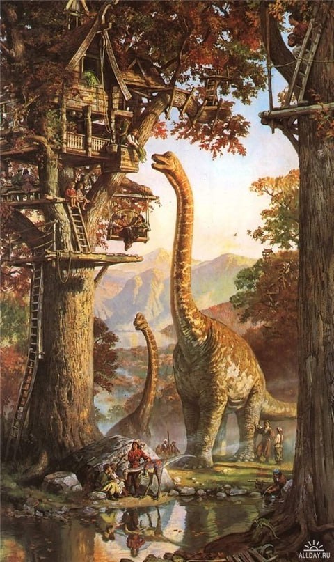 динотопия динозавры джеймс гарни