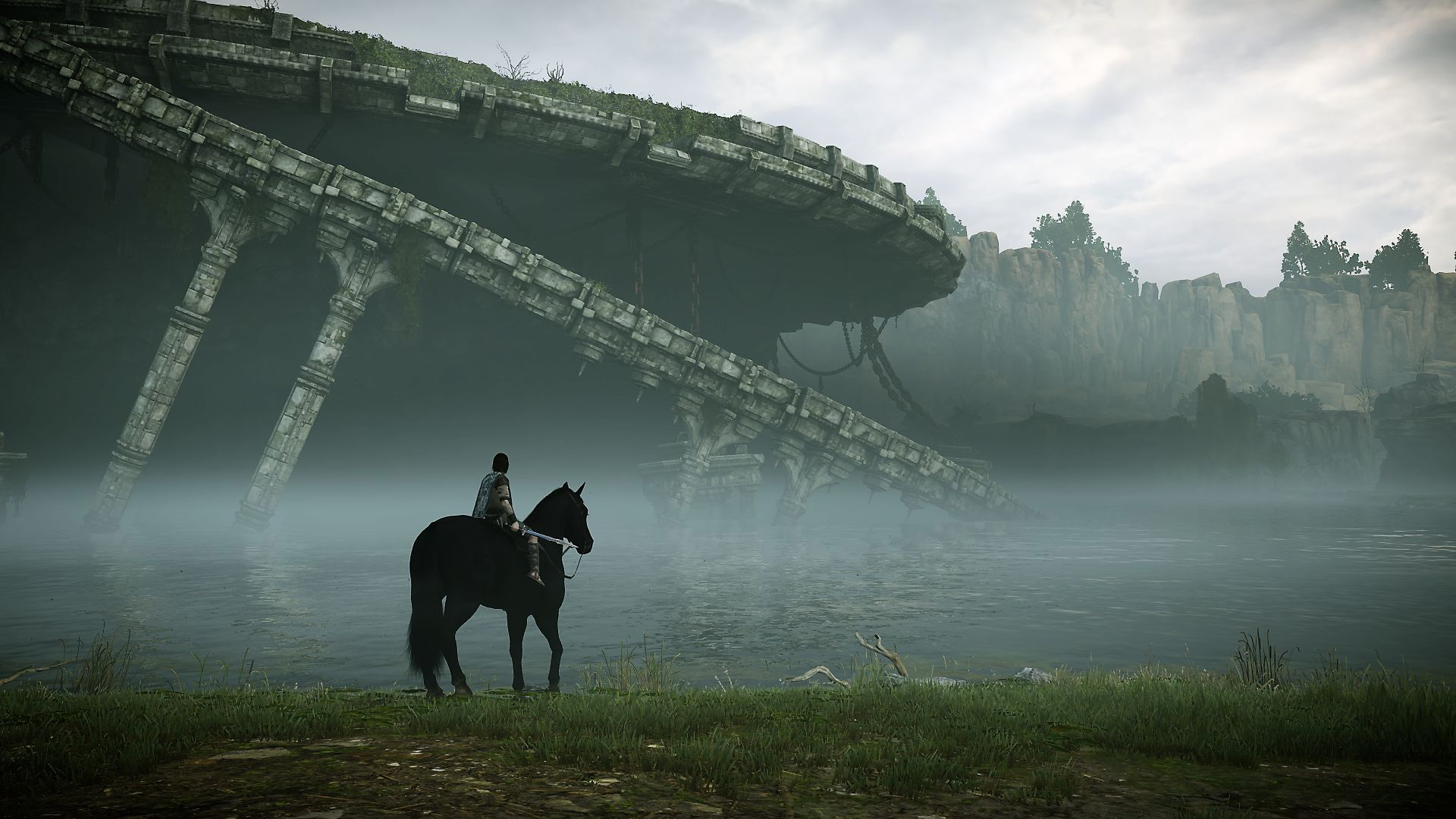 Скриншот из PS4-версии Shadow of the Colossus﻿ 2018. 10 лучших ремейков видеоигр