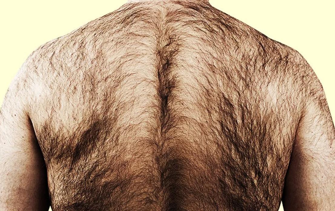 Небритое тело. Волосатая мужская спина. Волосатая спина у мужчин.