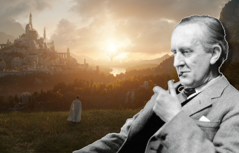 Видео дня: Джон Рональд Руэл Толкин говорит и пишет на эльфийском