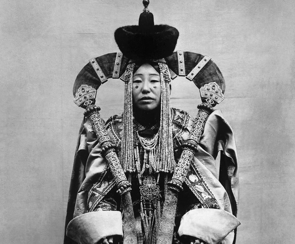 монгольская аристократия монголия старые фото