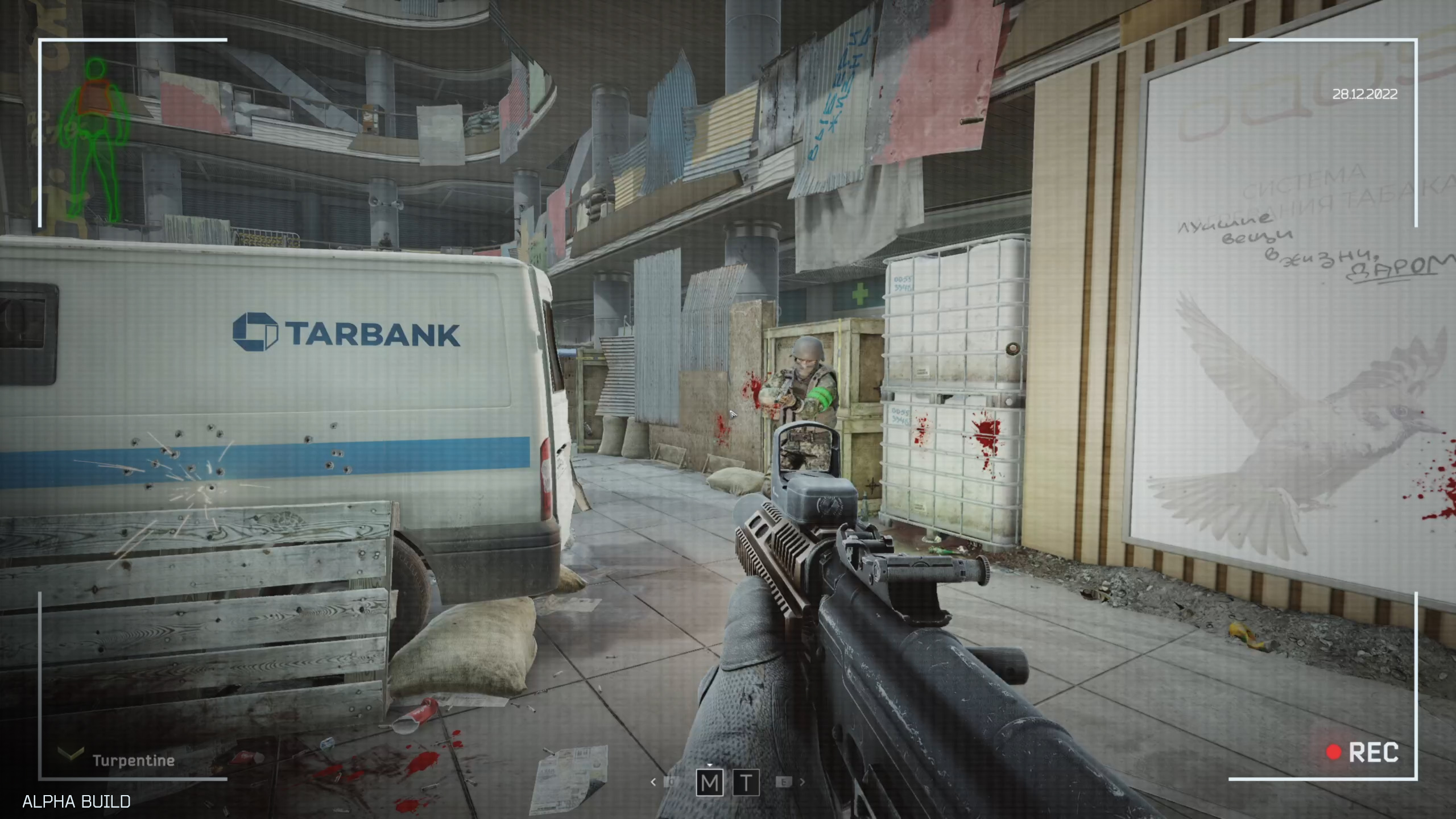 Скриншот из альфа-версии Escape from Tarkov: Arena