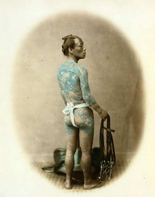 колоризированные фото Японии XIX века