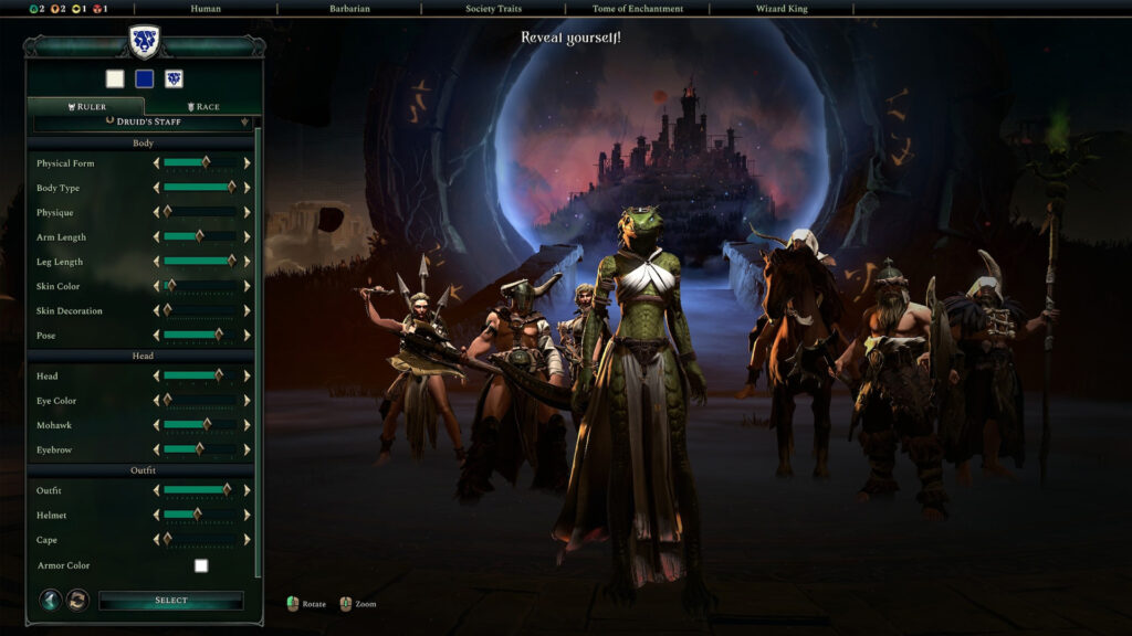 Скриншот из ПК-версии игры Age of Wonders 4