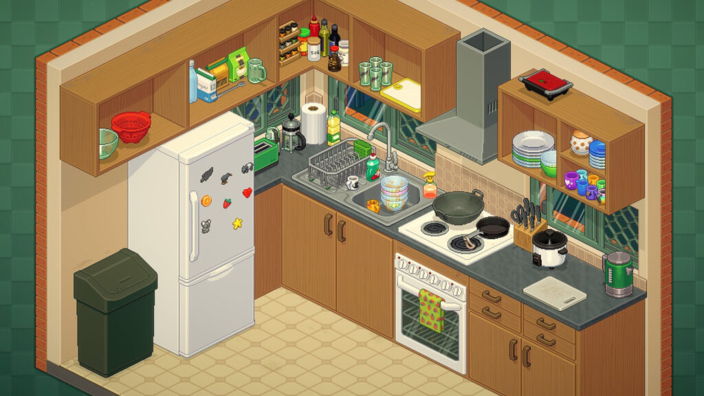 Скриншот из ПК-версии игры Unpacking