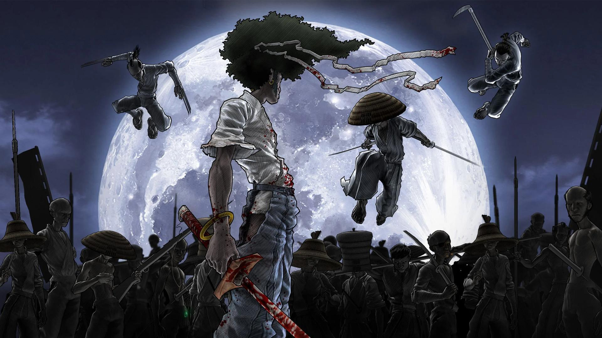 Скриншот из игры Afro Samurai (2009) для PC, PS3 и Xbox 360