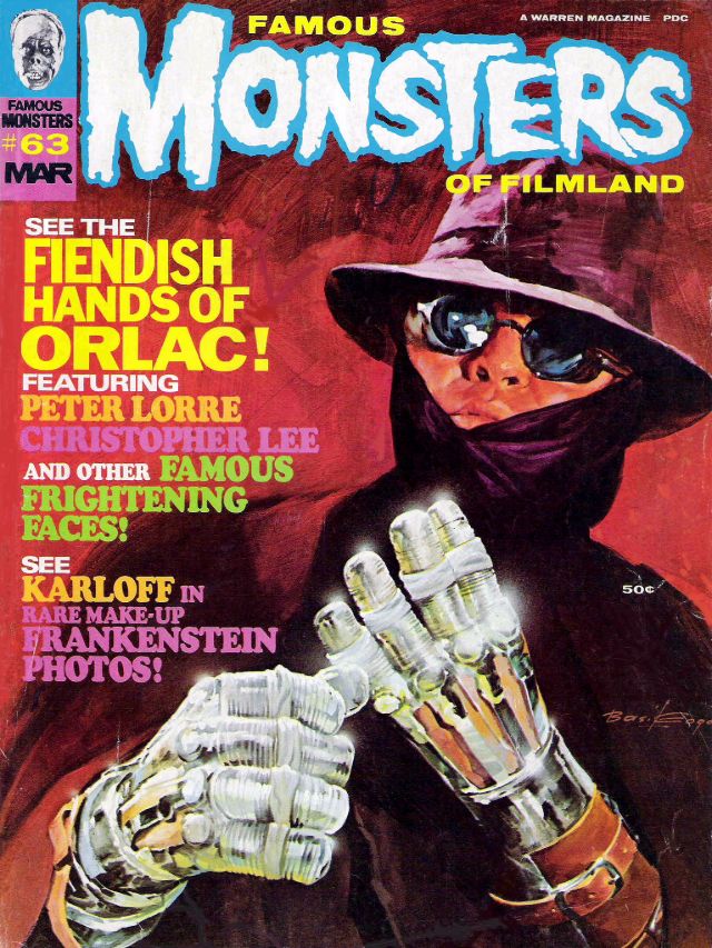 обложки журнала Famous Monsters of Filmland киномонстры