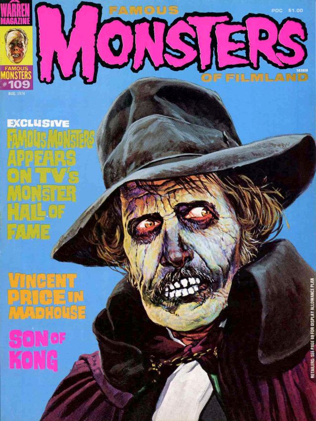 обложки журнала Famous Monsters of Filmland киномонстры