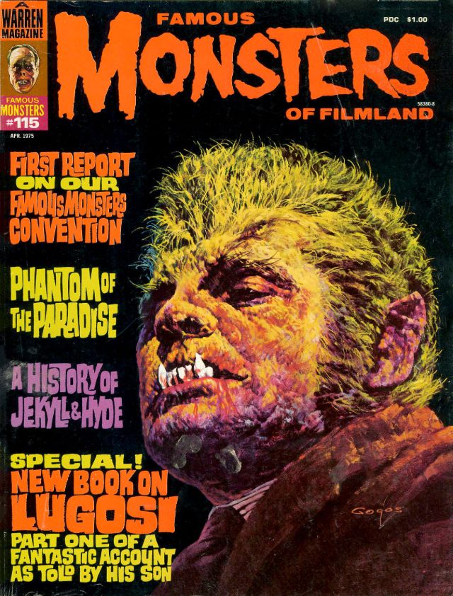 обложки журнала Famous Monsters of Filmland киномонстры