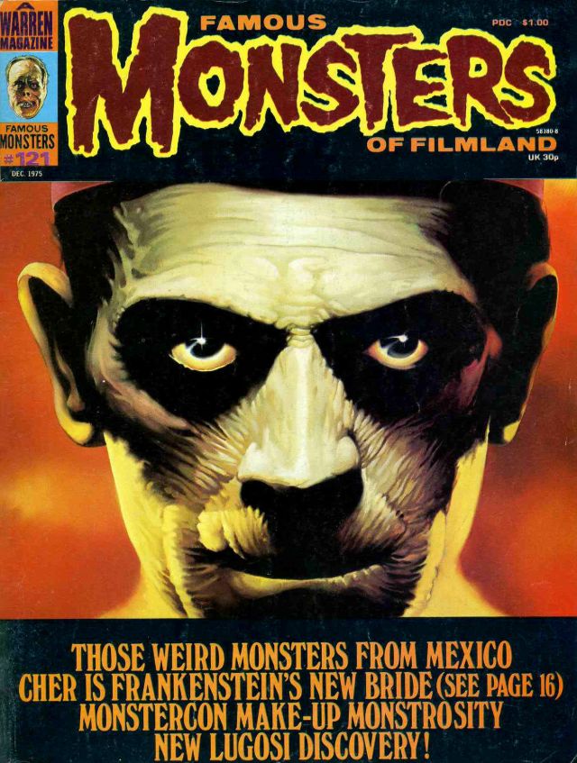 обложки журнала Famous Monsters of Filmland киномонстры