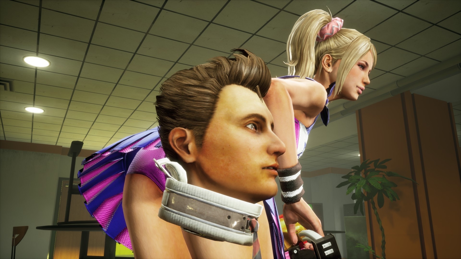 Скриншот из ПК-версии игры Lollipop Chainsaw RePOP. Обзор ремастера Lollipop Chainsaw RePOP для ПК, PS4, PS5, Xbox One, Xbox Series X|S и Nintendo Switch