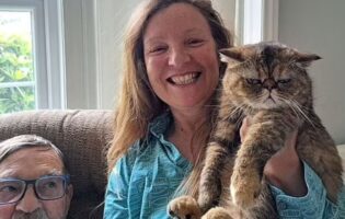 Понедельник начинается с дичи! Кошка застряла под полом и 3 недели выживала, питаясь жуками с пивом