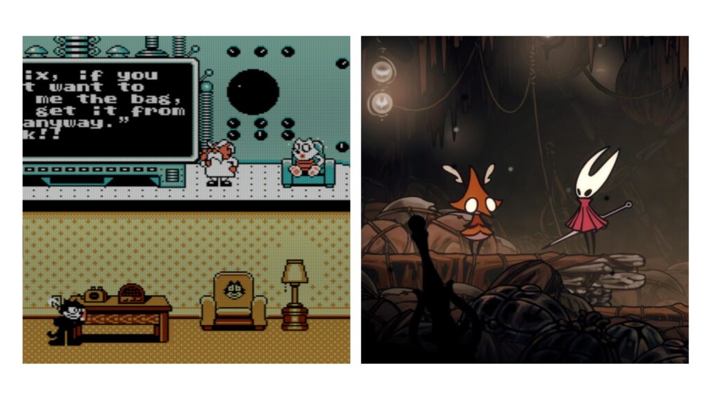 Скриншот из ПК-версии Hollow Knight: Silksong и Felix the Cat. Обзор Hollow Knight: Silksong для ПК, PS4, PS5, Xbox One, Xbox Series X|S. Switch и Switch 2