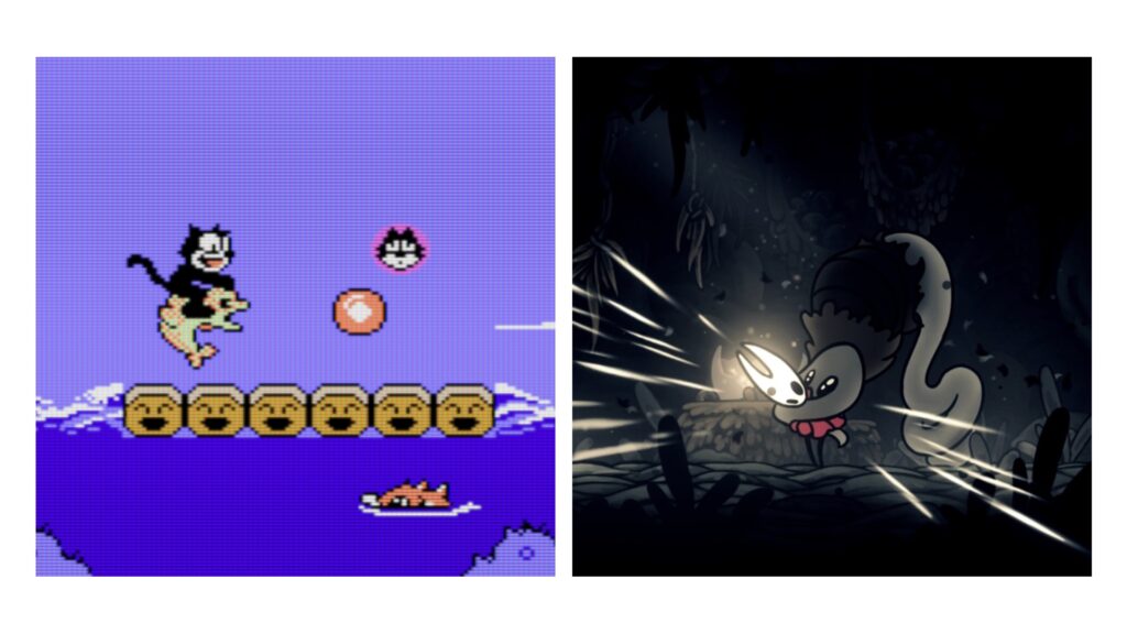 Скриншот из ПК-версии Hollow Knight: Silksong и Felix the Cat. Обзор Hollow Knight: Silksong для ПК, PS4, PS5, Xbox One, Xbox Series X|S. Switch и Switch 2