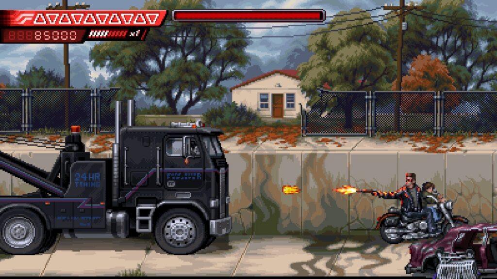 Скриншот из ПК-версии игры Terminator 2D: No Fate. Обзор Terminator 2D: No Fate для PS4, PS5, Xbox One, Xbox Series X|S и Switch