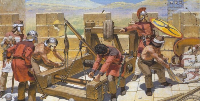 Карробалисты, онагры, оксибелы: как воевала римская артиллерия