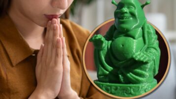 Понедельник начинается с дичи! На Филиппинах женщина четыре года молилась Шреку