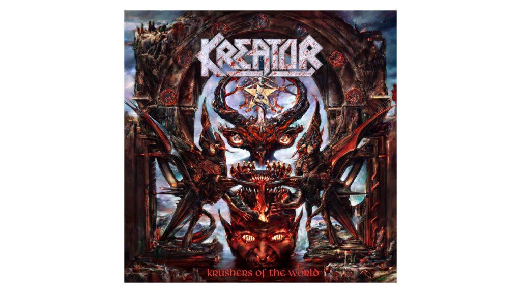 Обложка нового альбома Kreator — Krushers Of The World (2026), художник Збигнев Беляк.