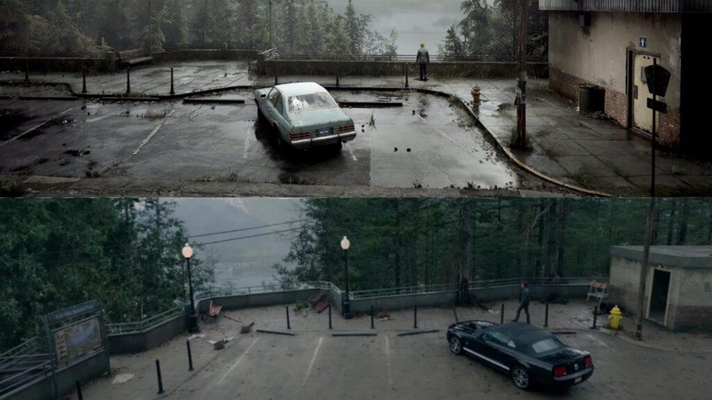 Сравнение графики и ракурсов: фильм «Возвращение в Сайлент Хилл» против Silent Hill 2