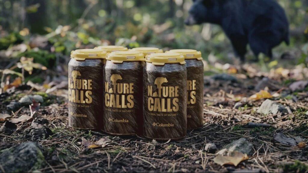 Дизайн лимитированного пива Nature Calls от Columbia и Breakside Brewery 2026.