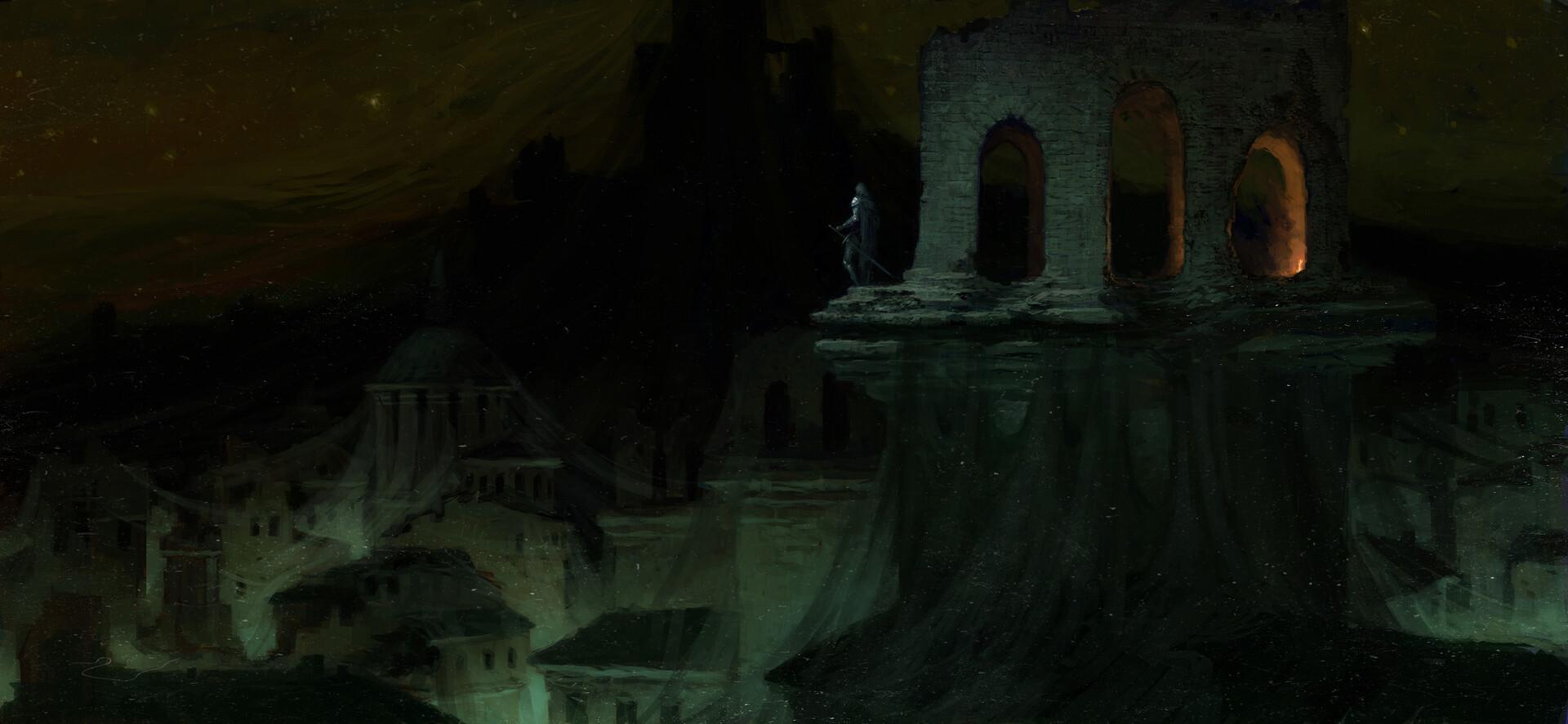 Арты художника Артёма Демуры — тёмное фэнтези.