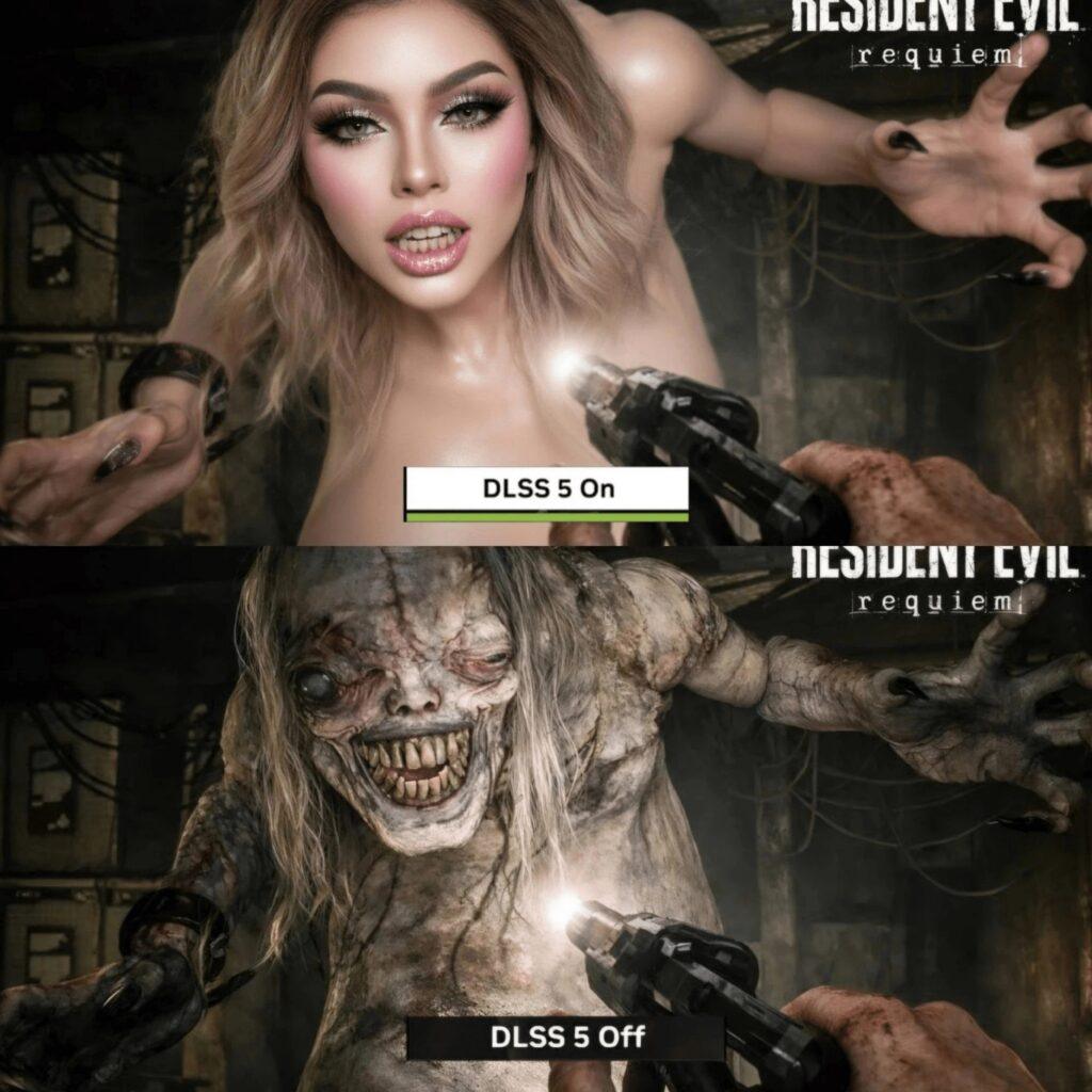 DLSS 5 мем шутка: революция в нейронном рендеринге и суперреалистичном освещении от NVIDIA — DLSS 5 в Resident Evil 9